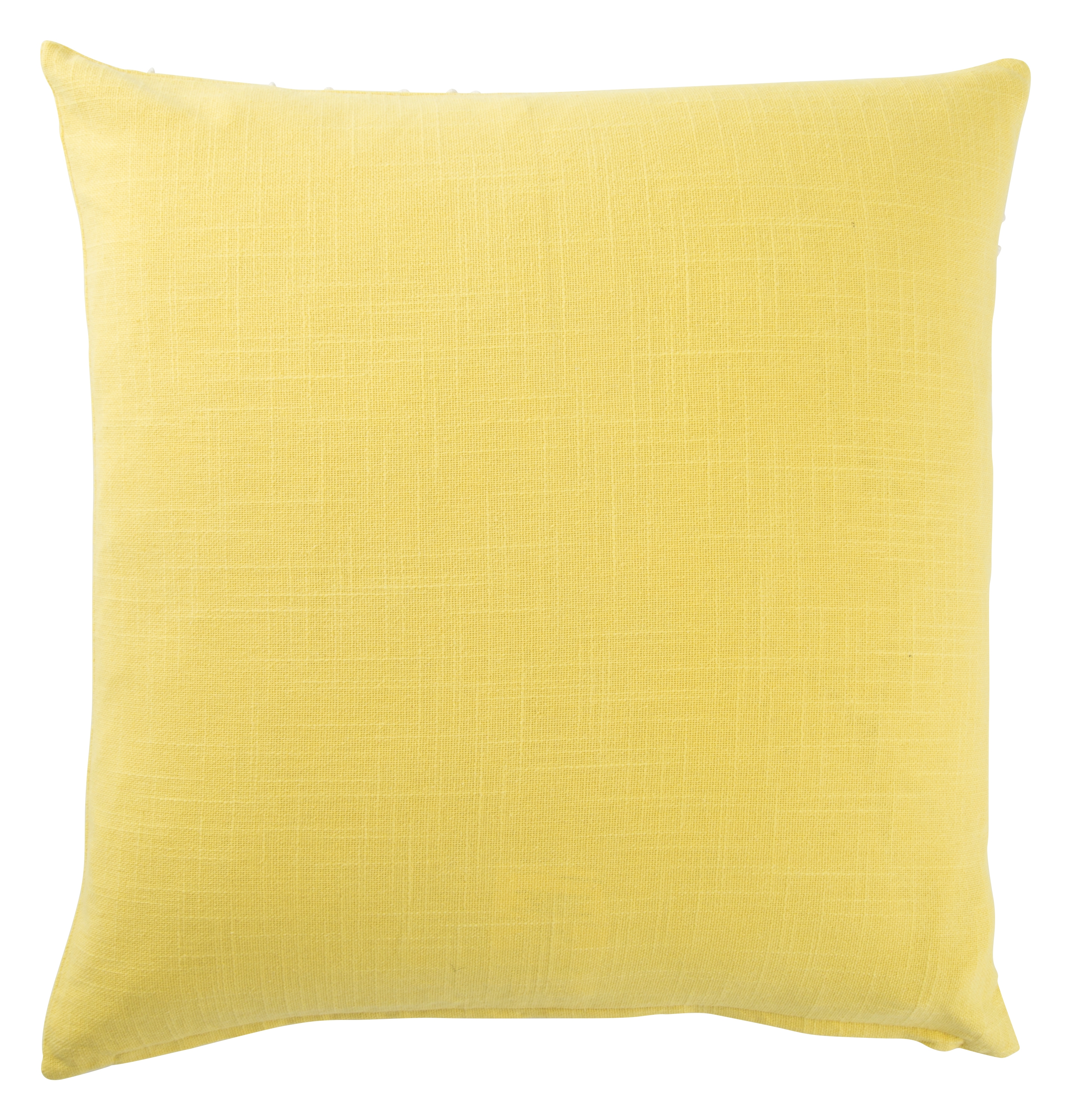 Design (US) Yellow 18"X18" Pillow - Image 1