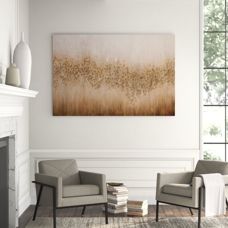 Chelsea Art Studio Golden Ridge by Beverly Fuller - Wrapped Canvas Painting - Image 0
