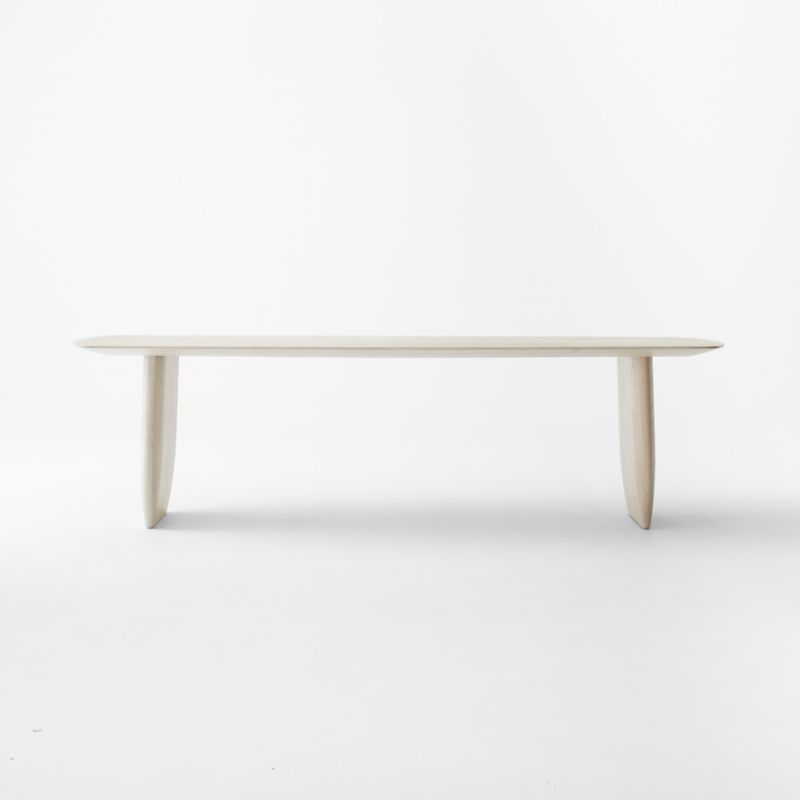 Spigolo 107" Bleached Oak Dining Table by goop - Image 2