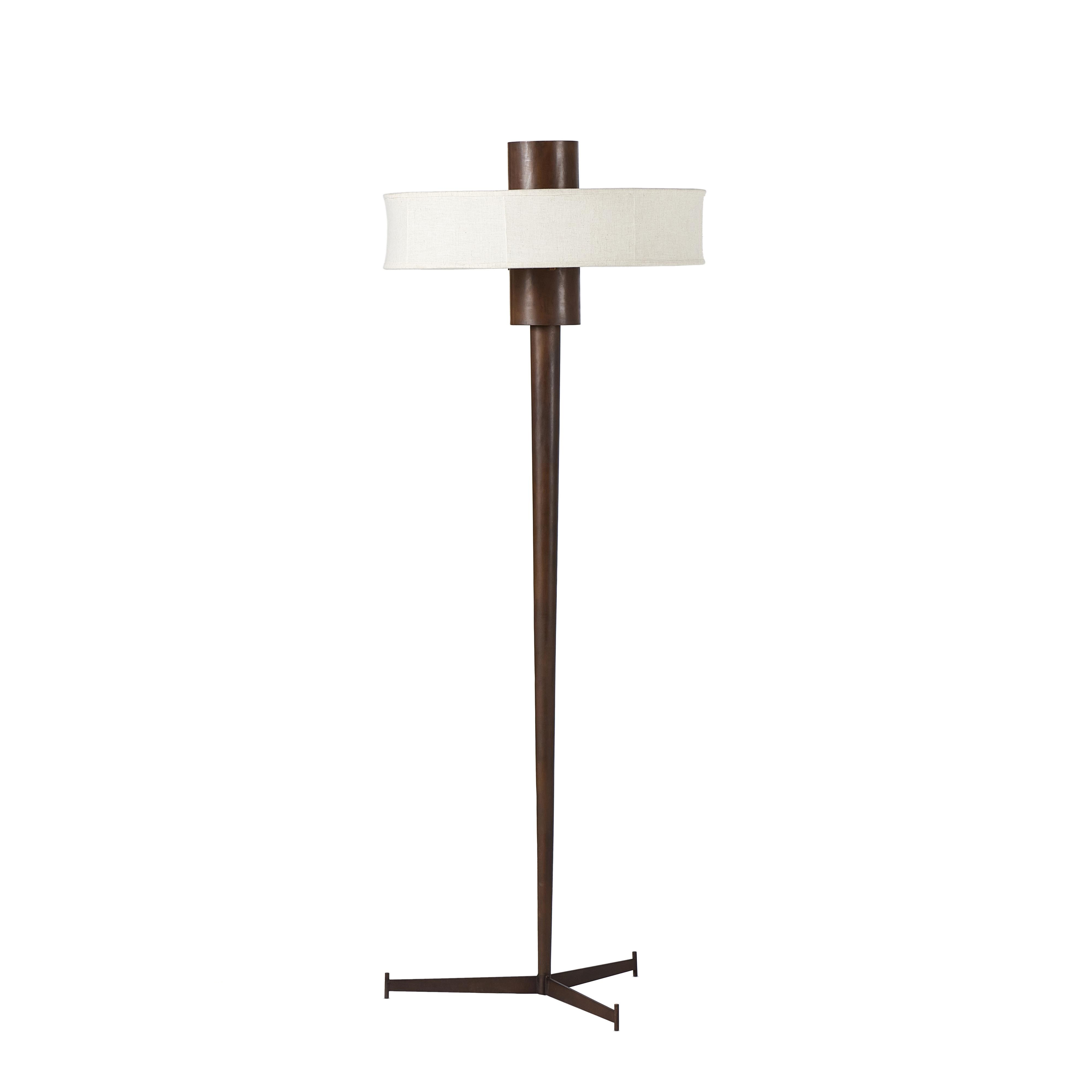 Fordham Floor Lamp-Rust - Image 0