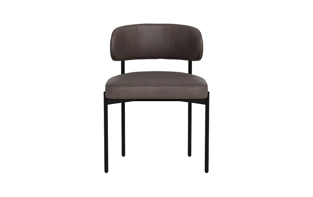 Hollis Leather Metal Framed Chair - Image 0