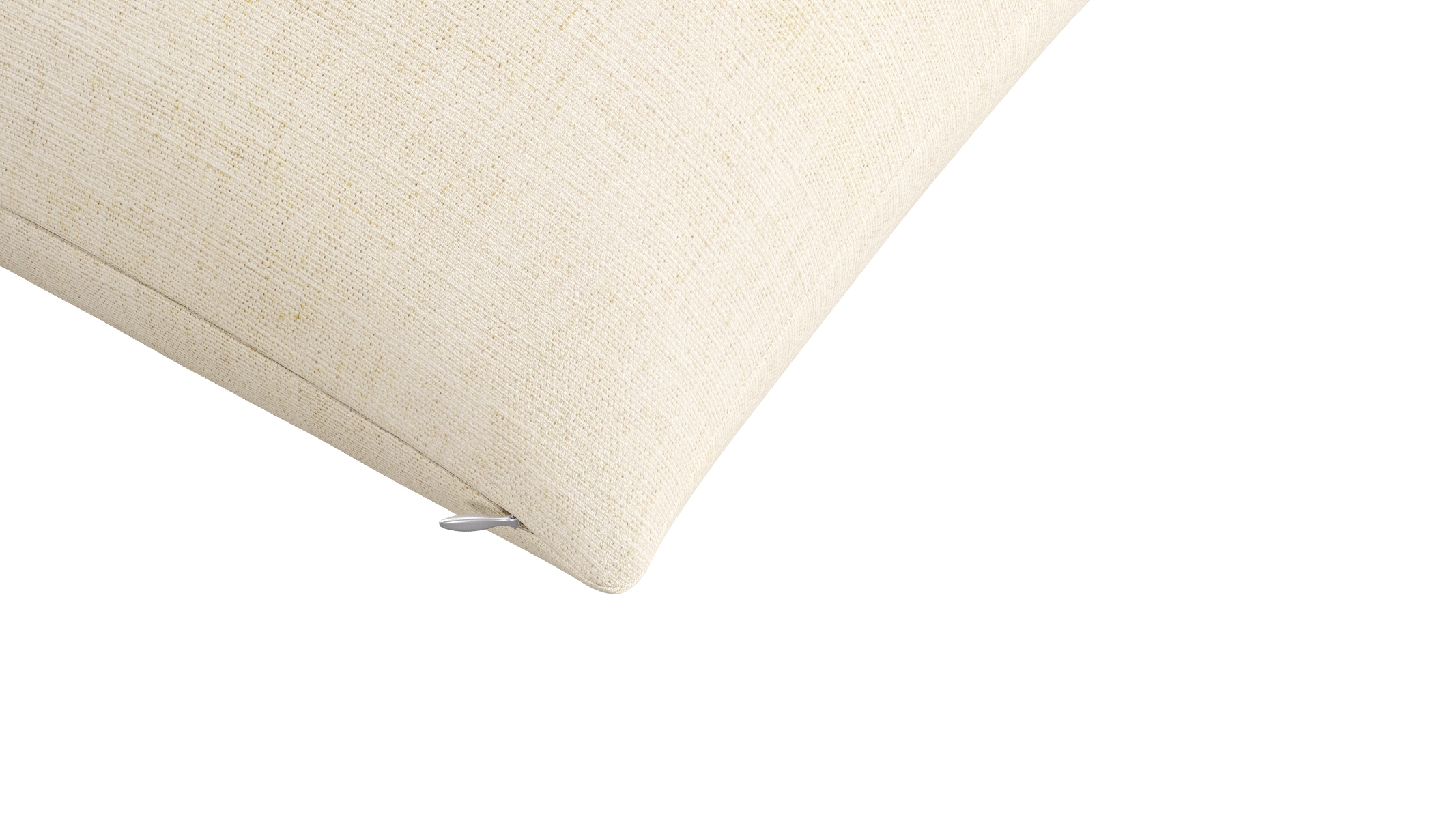 Throw Pillow 26", Talc Everyday Linen, 26" x 26" - Image 1
