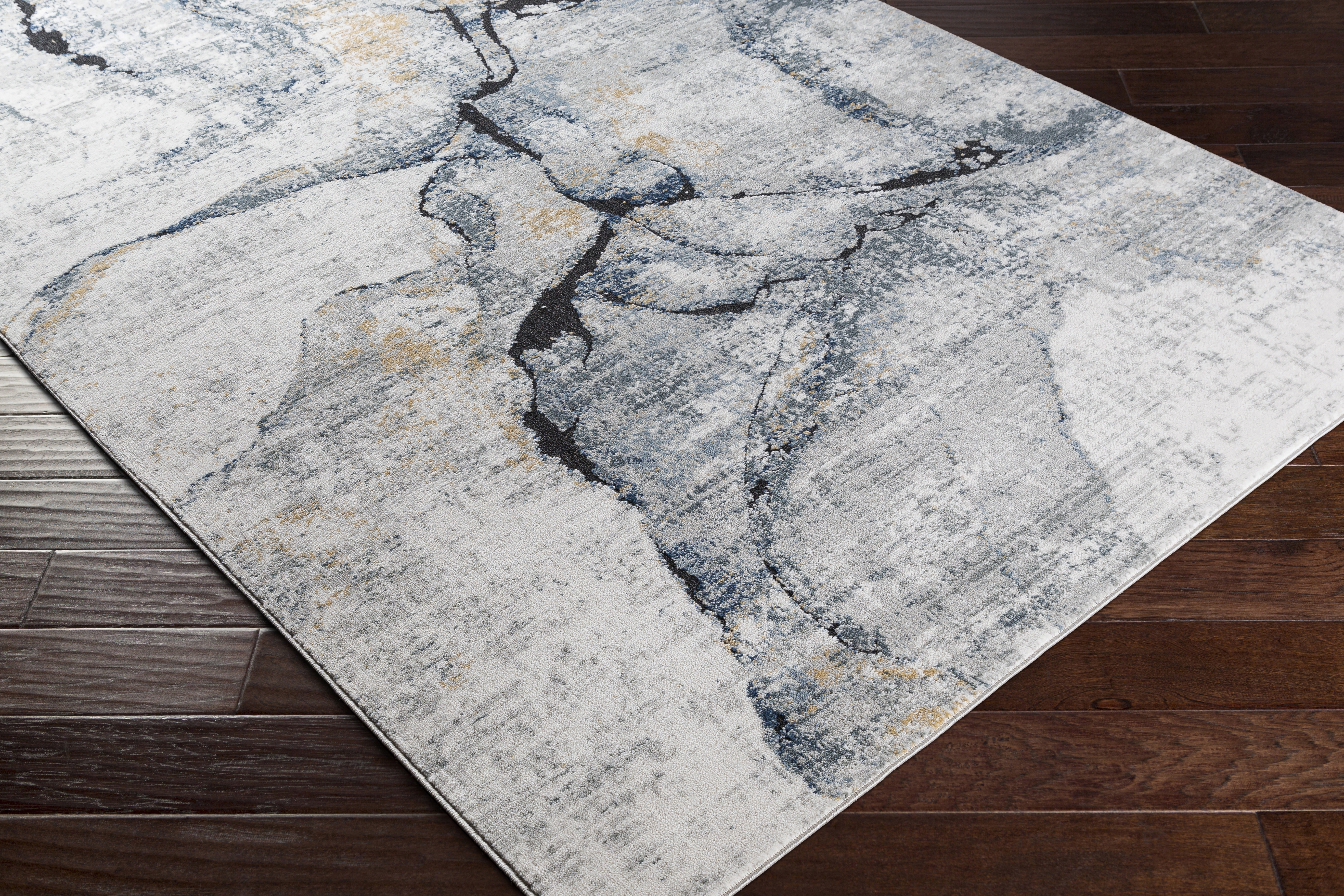 Jolie Gray Indoor 12' x 15' Machine Woven Rug - Image 6