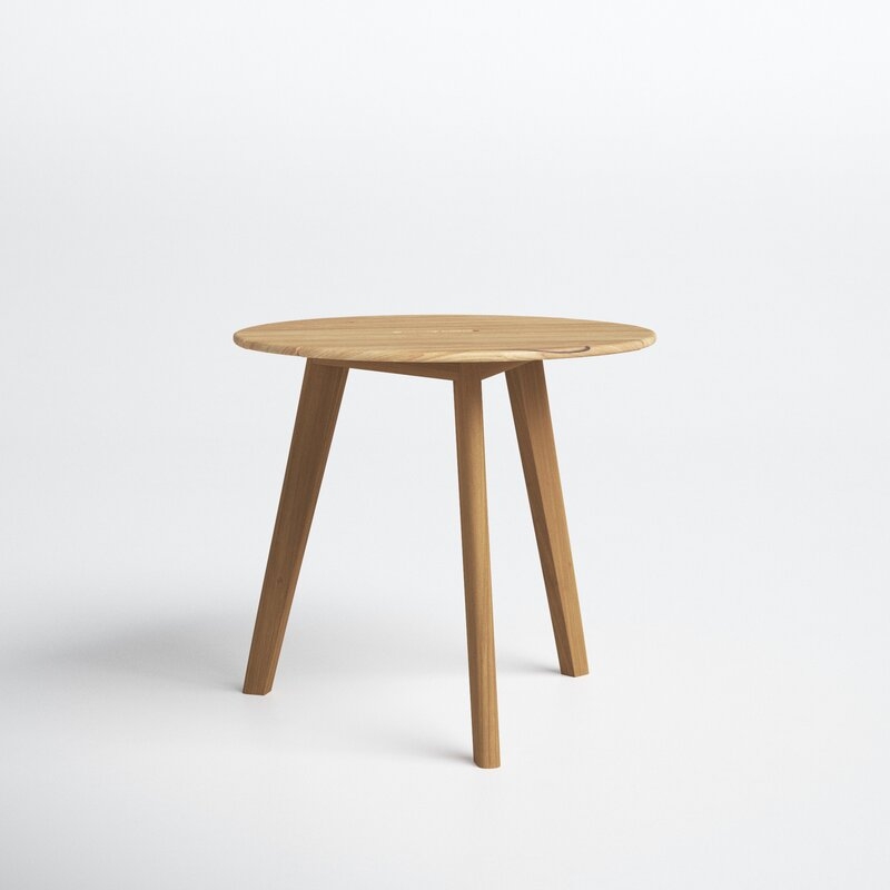Bruges Teak Solid Wood Side Table - Image 5