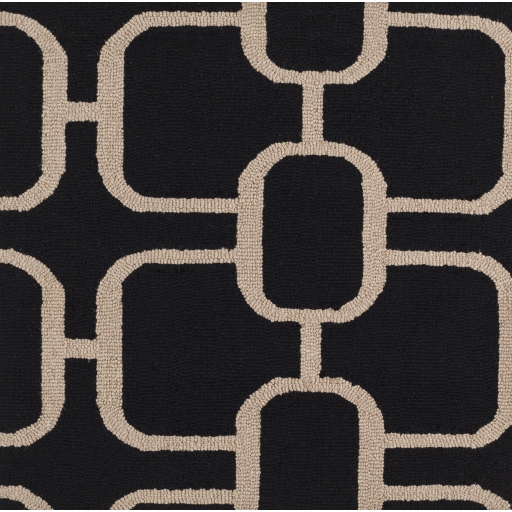 Lockhart Black Indoor 8' x 10' Handmade Rug - Image 0