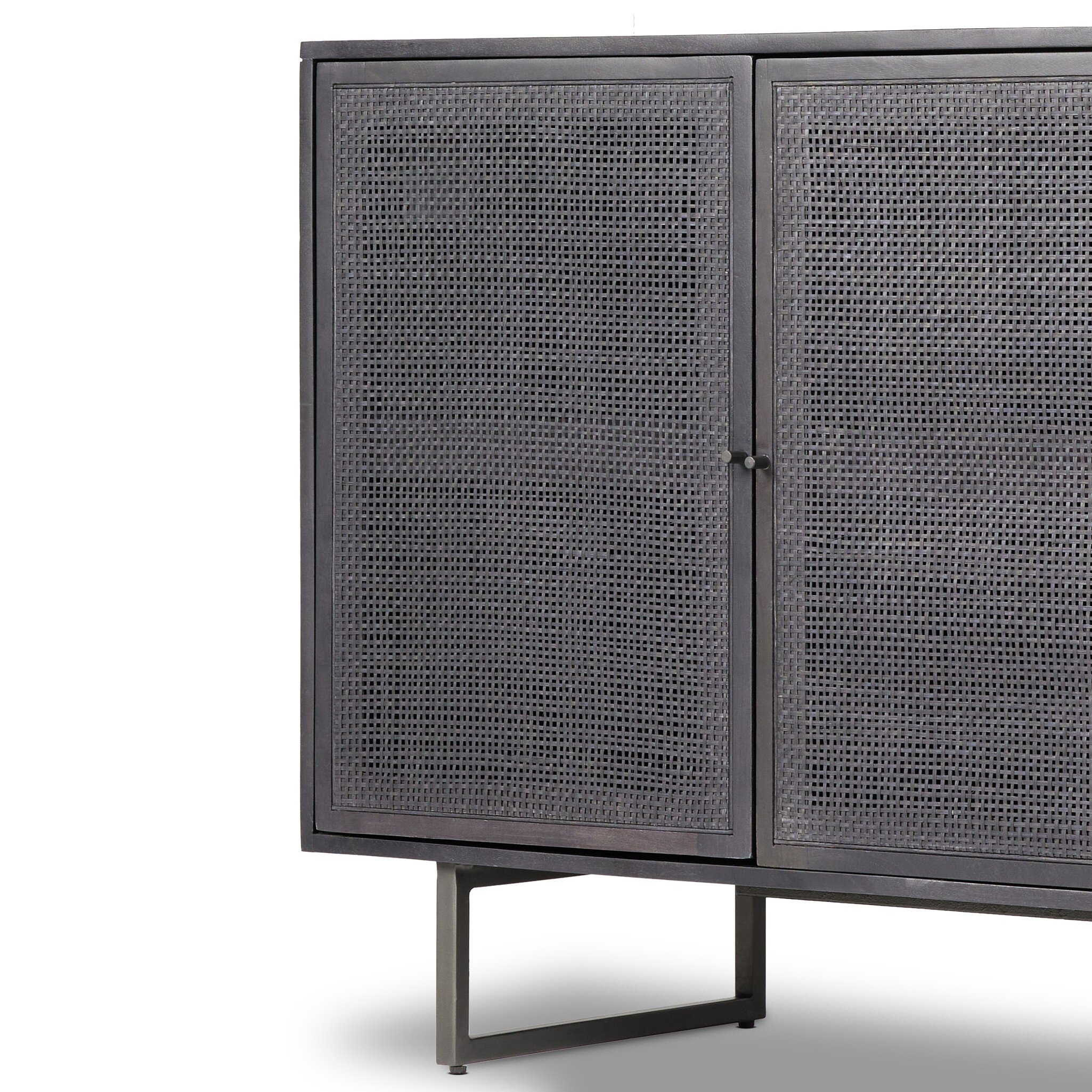 Carmel Small Cabinet - Black Wash - Image 7