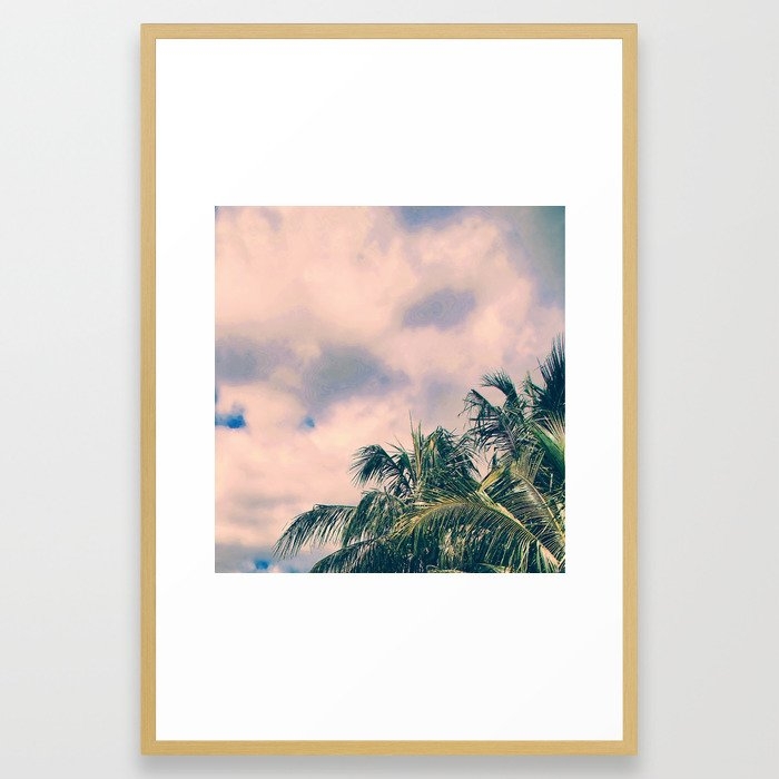 Tropical Like Kerala #society6 Framed Art Print by 83 Orangesa(r) Art Shop - Conservation Natural - LARGE (Gallery)-26x38 - Image 0