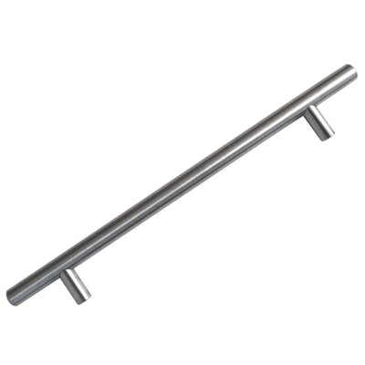 Outdoor Use Powder Coated Brushed Nickel Stainless Steel Bar Pull Handle - 7" X 10" - Image 0