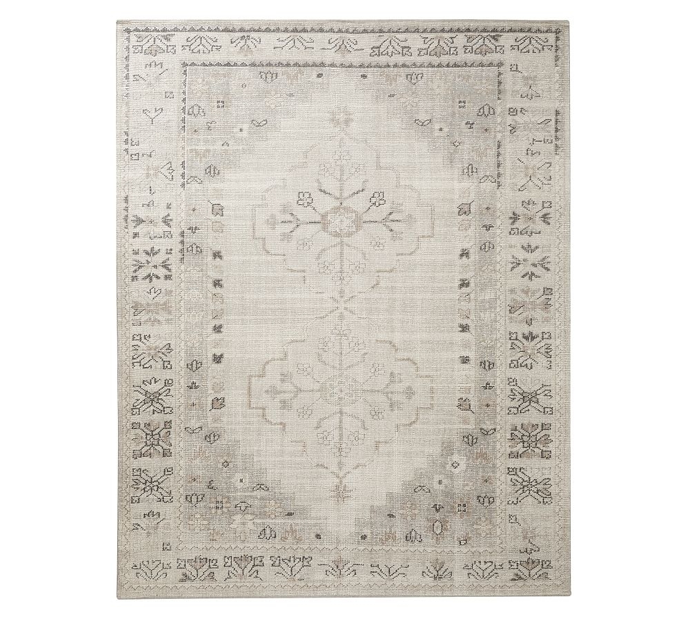 Aurelia Hand-Knotted Wool Rug, 8 x 10', Gray Multi - Image 0