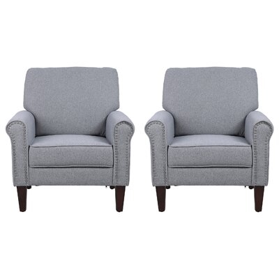 31.6" Wide Polyester Rolled Arms Accent Chair - Image 0