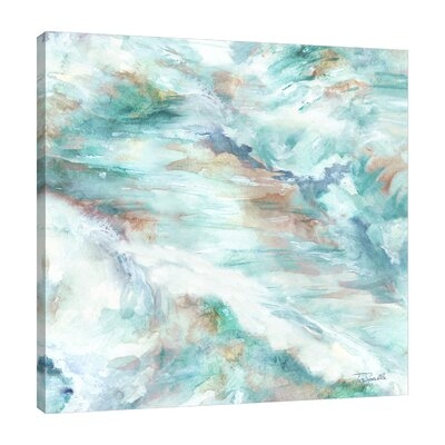 "Ocean Waves VII" Gallery Wrapped Canvas By Highland Dunes - Image 0