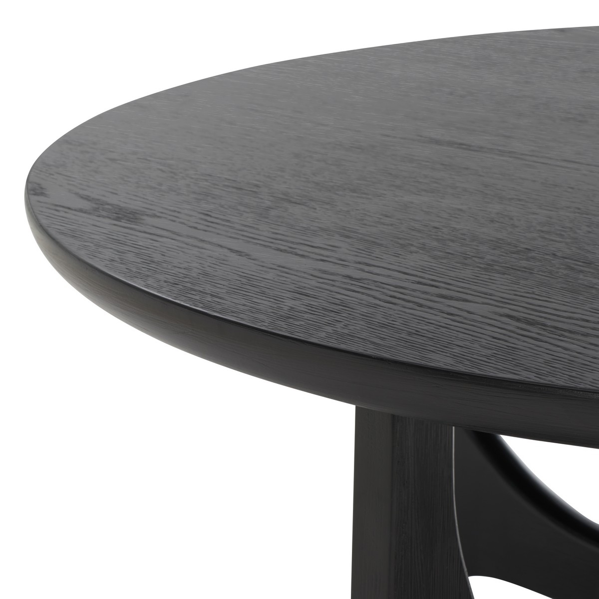 Sasha Wood Coffee Table - Black - Image 2