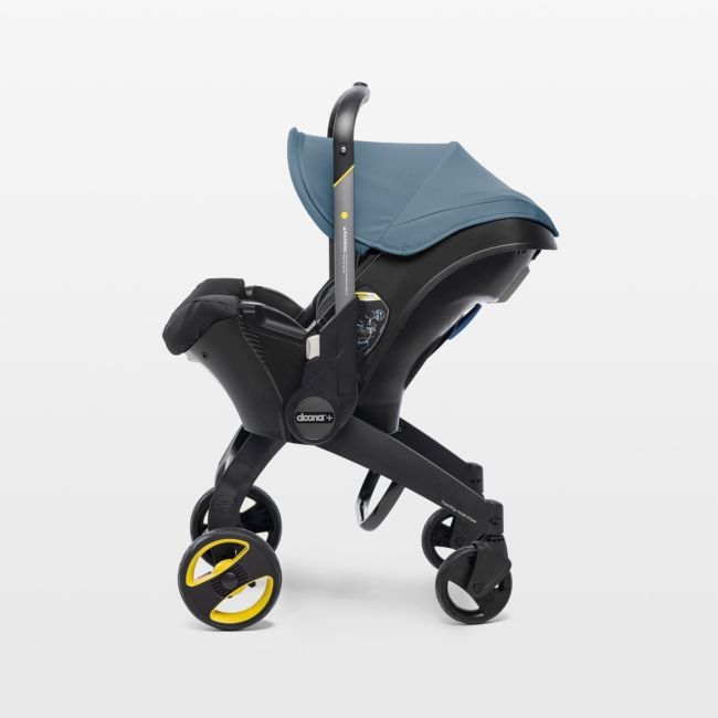 Doona ™ Ocean Blue Compact Infant Car Seat & Stroller with Base - Image 0
