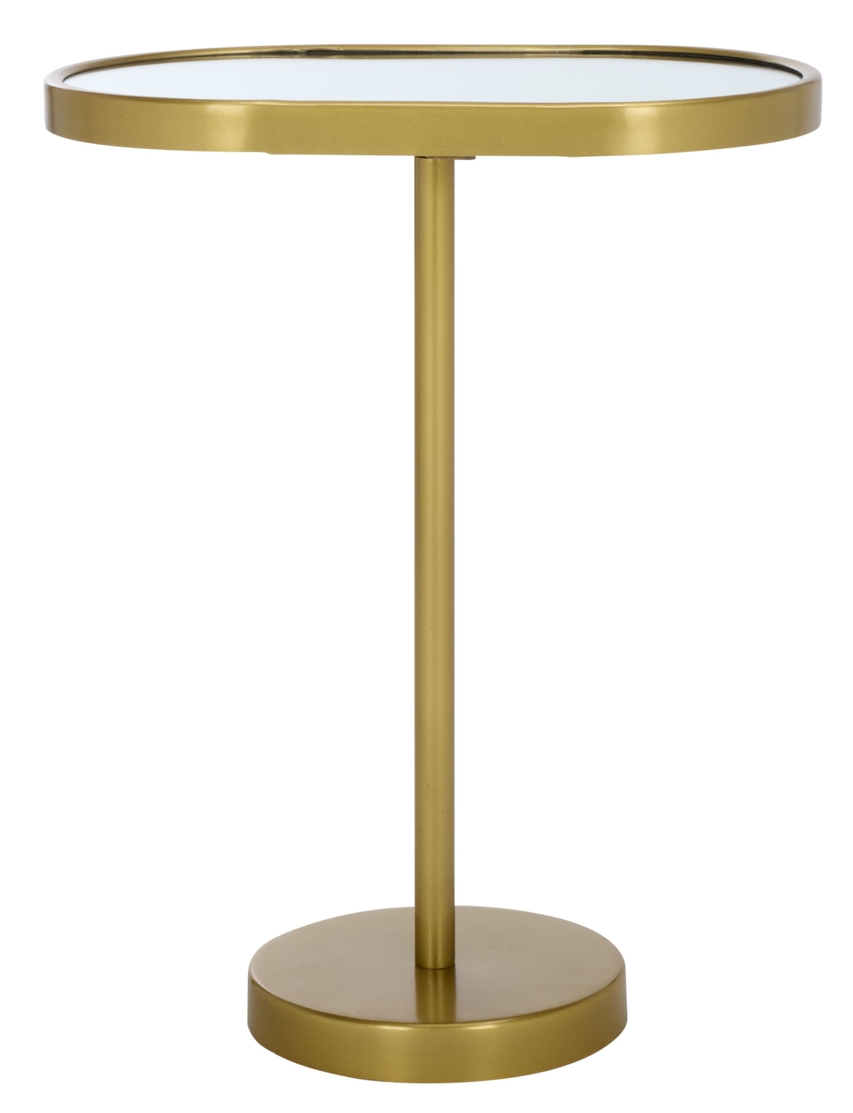 Ikaky Side Table - Gold / Mirror - Safavieh - Image 0