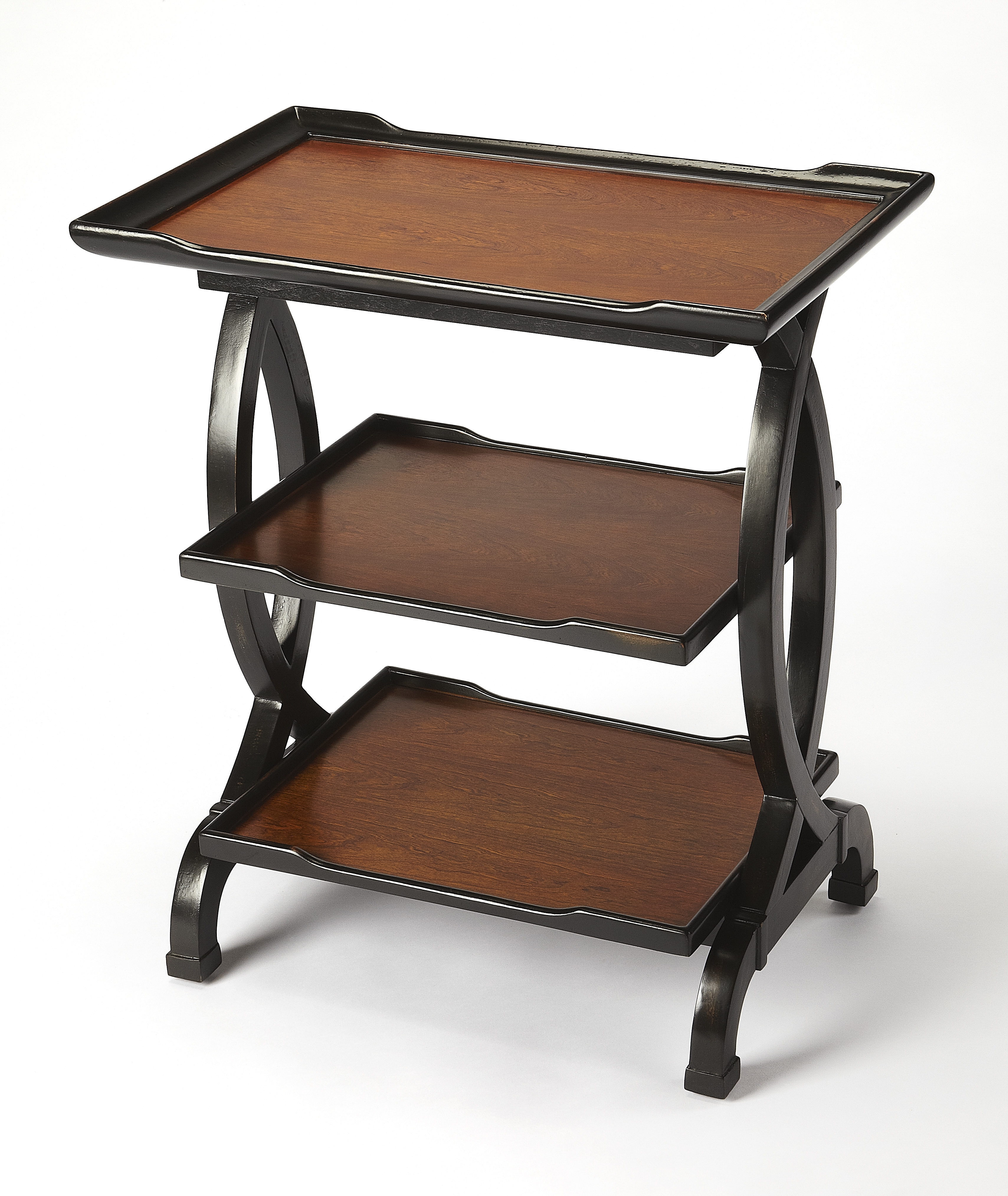 Kimiko Transitional Cherry Side Table - Image 0