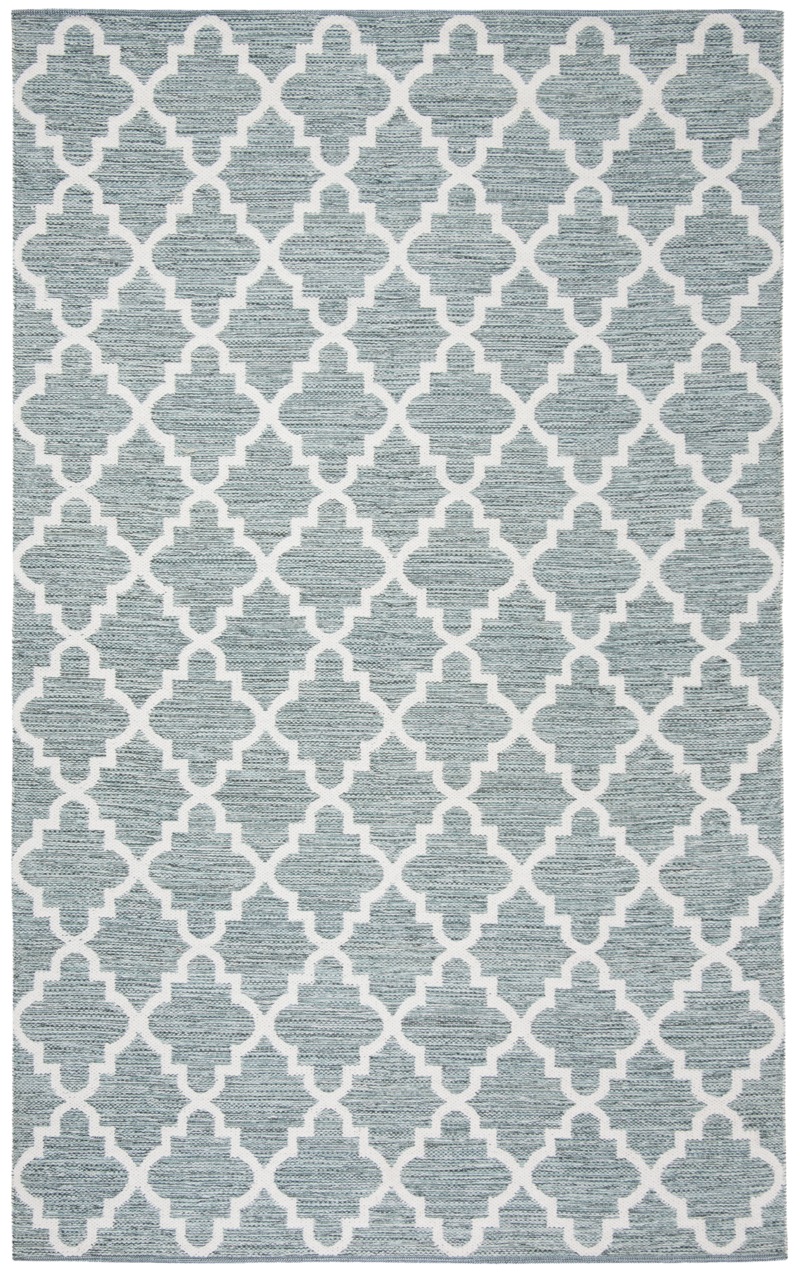 Arlo Home Hand Woven Area Rug, MTK611T, Mint/Ivory,  5' X 8' - Image 0