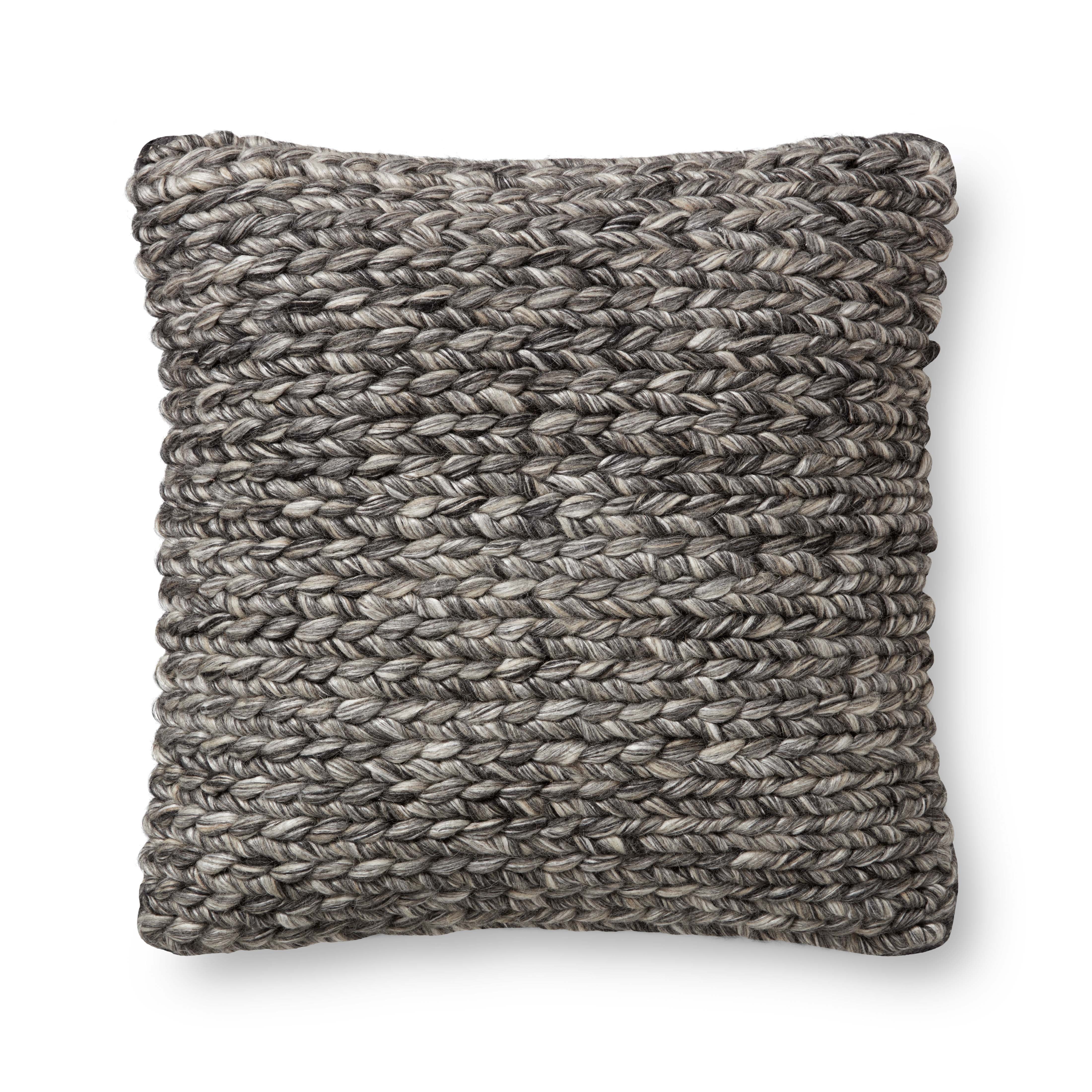 PILLOWS PED0004 CHARCOAL 22" x 22" Cover Only - Image 0