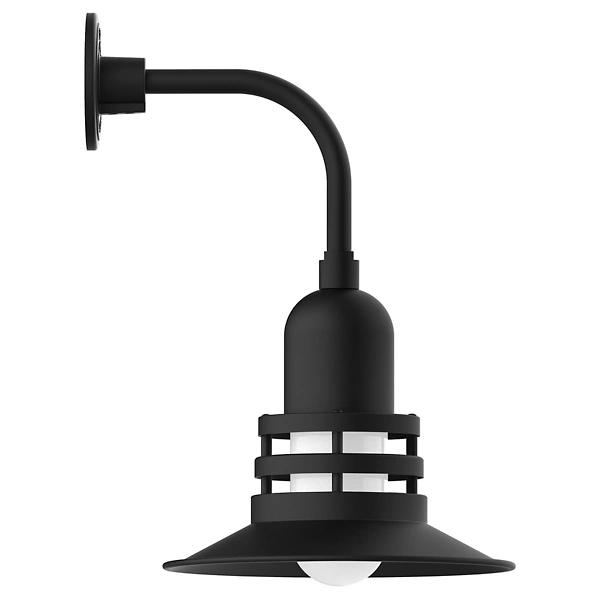 Olive Outdoor Curved Arm Wall Sconce - Image 0