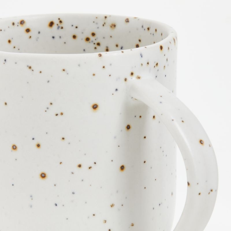 Craft 11.5-oz. Speckled White Mugs, Set of 8 - Image 3