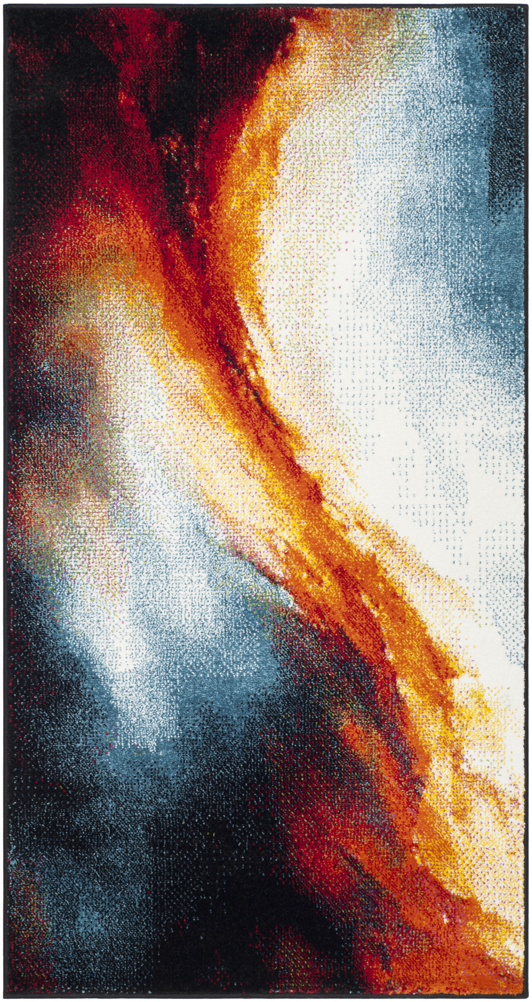 Arlo Home Woven Area Rug, GAL112D, Orange/Multi,  2' 7" X 5' - Image 0