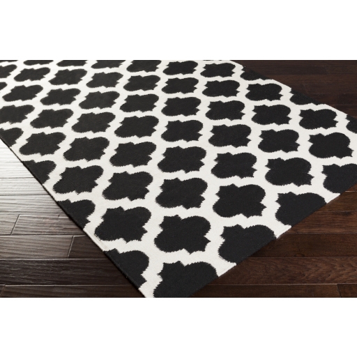 Frontier Black Indoor 8' x 11' Handmade Rug - Image 1