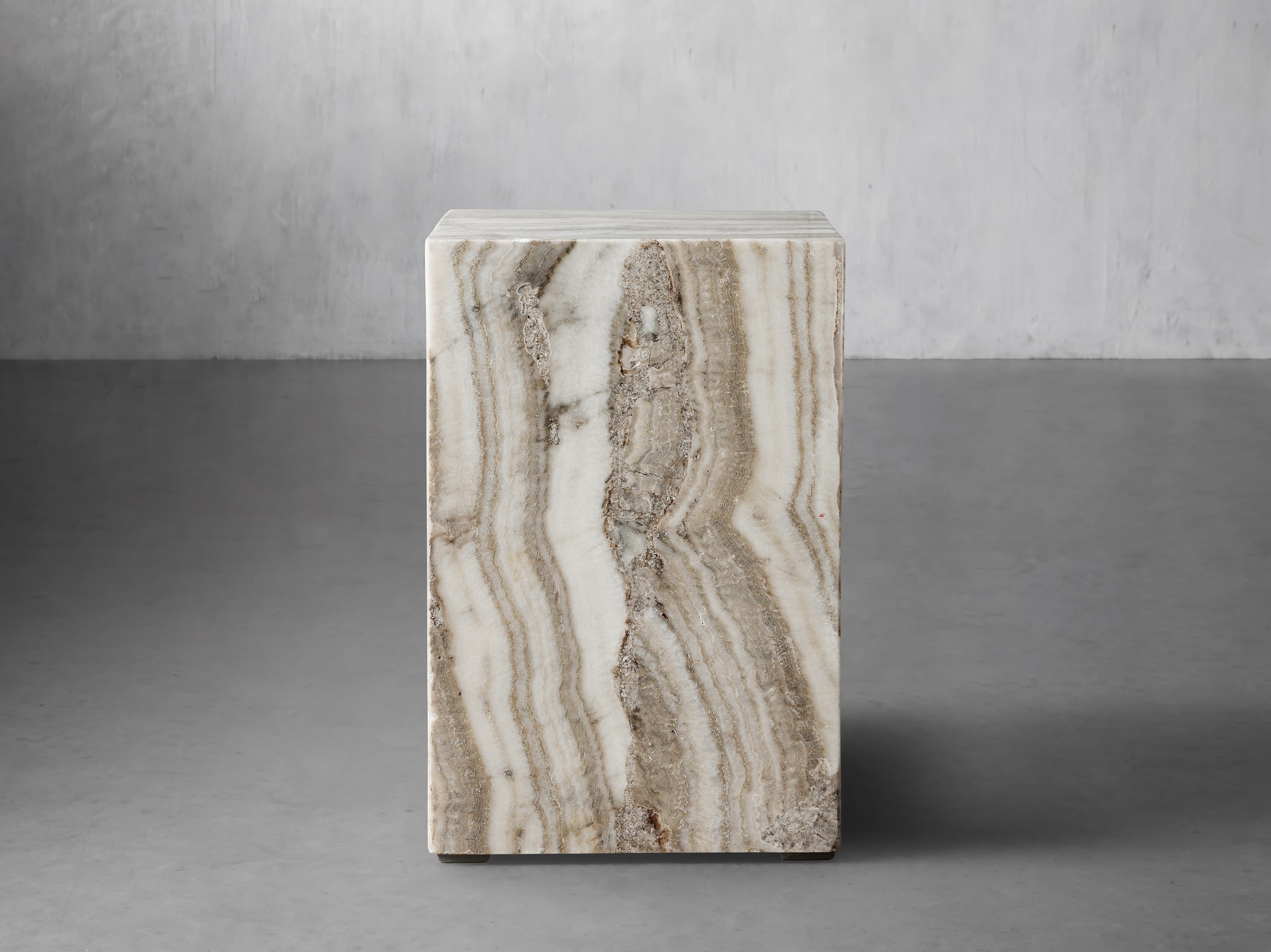 Grey Onyx Stool in Stone Gray - Image 0