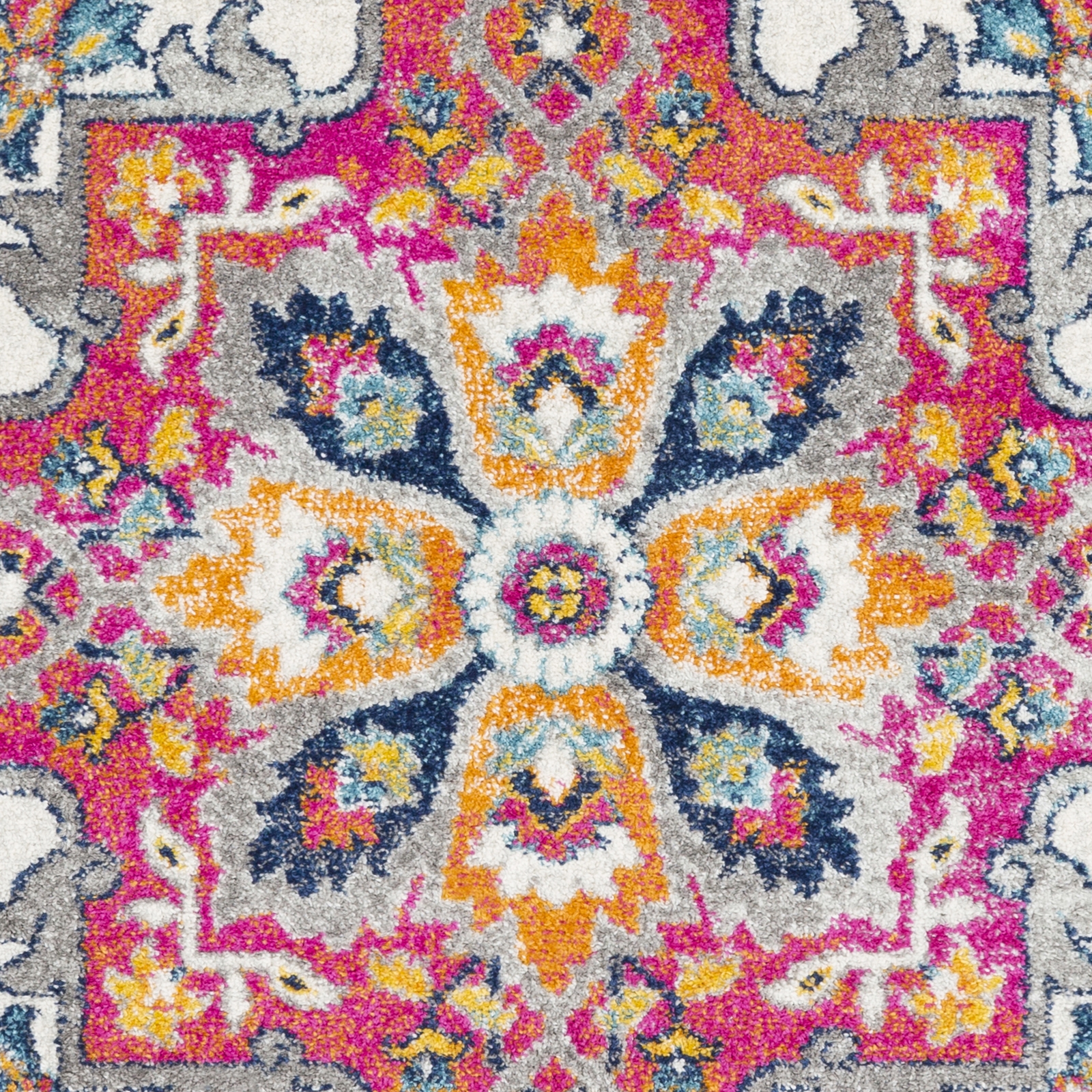Elaziz Pink Indoor 2' x 3' Machine Woven Rug - Image 6