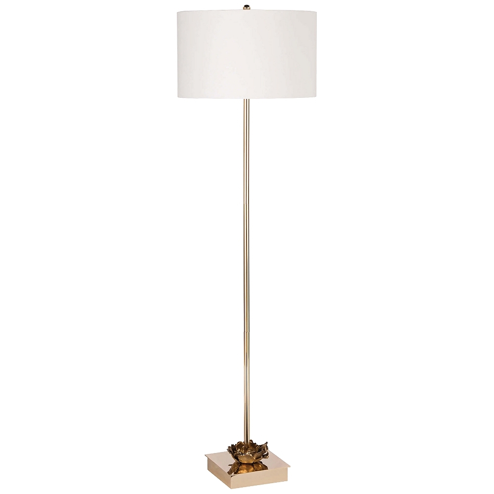Regina Andrew Design Adeline Antique Gold Metal Floor Lamp - Style # 86T86 - Image 0