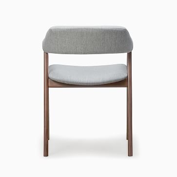 Abilene Upholstered Dining Arm Chair, Light Gray - Image 3