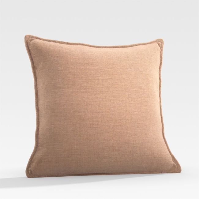 Sunbrella ® 20"x20" Petal Pink Outdoor Pillow - Image 0