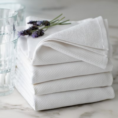 All Purpose Pantry Towels, Set of 4, Geranium Pink - Image 2