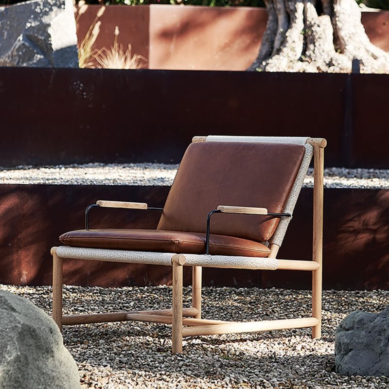 Anacapa Saddle Leather Lounge Chair - Image 3