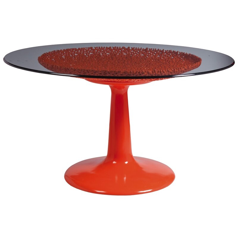 Artistica Home Signature Designs Dining Table Base Color: Orange - Image 0