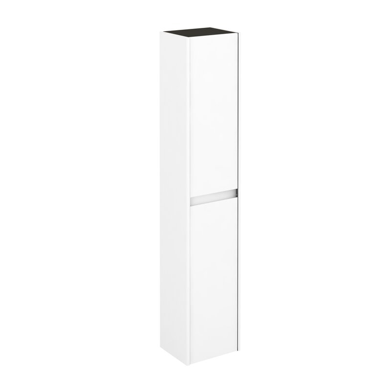 WS Bath Collections Ambra 11.8" W x 59.1" H Wall Mounted Cabinet Finish: Gloss White - Image 0