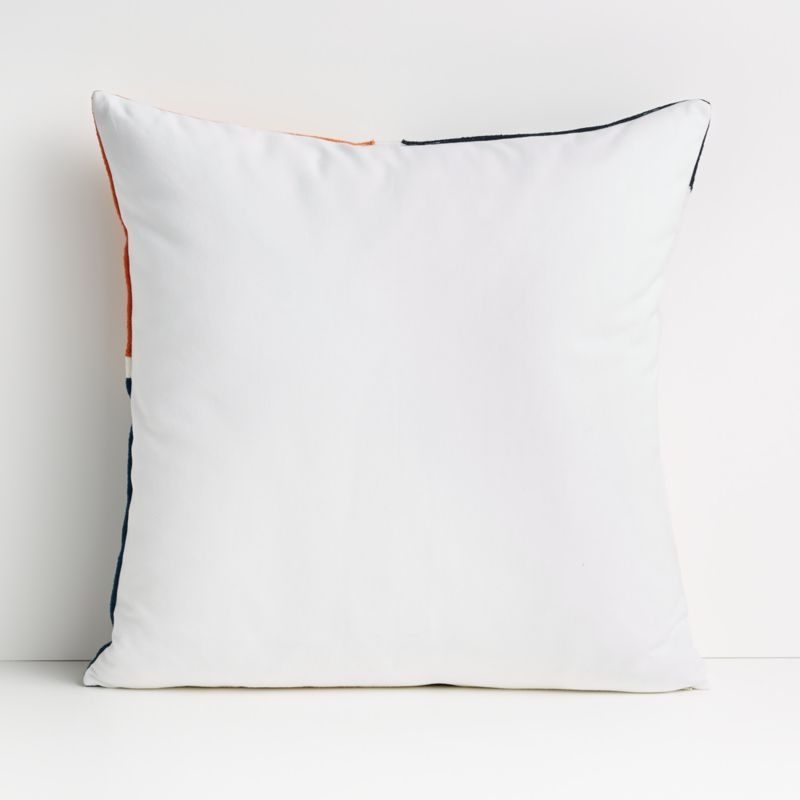 Jenda 20" Colorblock Pillow with Down-Alternative Insert - Image 2