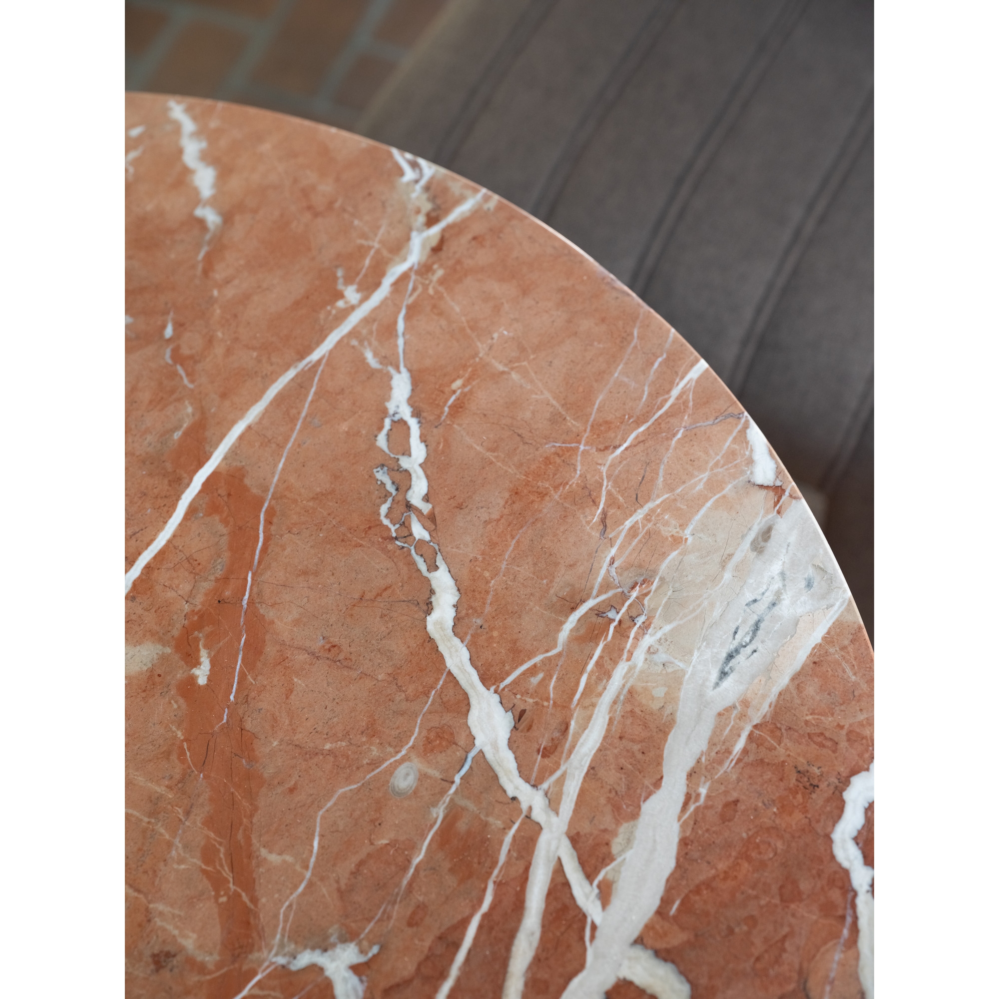 Sage Cafe Table Rosso Alicante Red Marble - Image 6