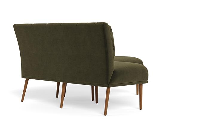 Dorian Upholstered Petite Left Banquette with Tufting Option - Image 1