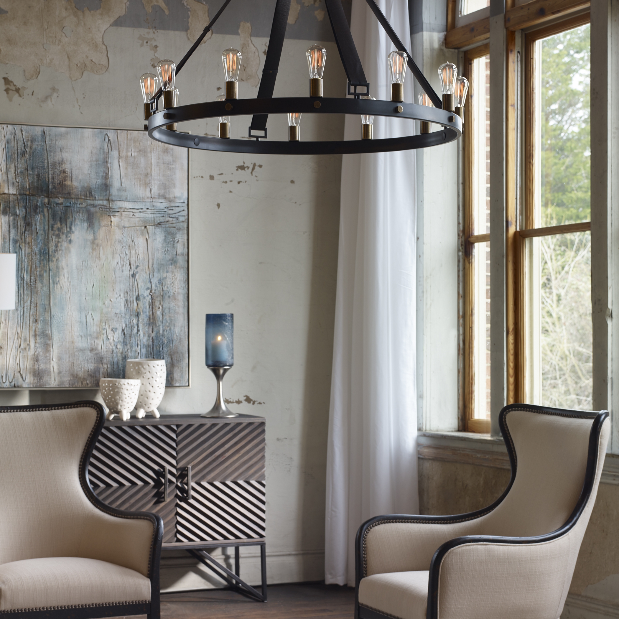 Sandy Wing Back Armchair - Image 8