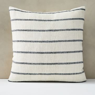 Cotton Silk Lines Pillow Cover Set, Set of 3 - Image 2