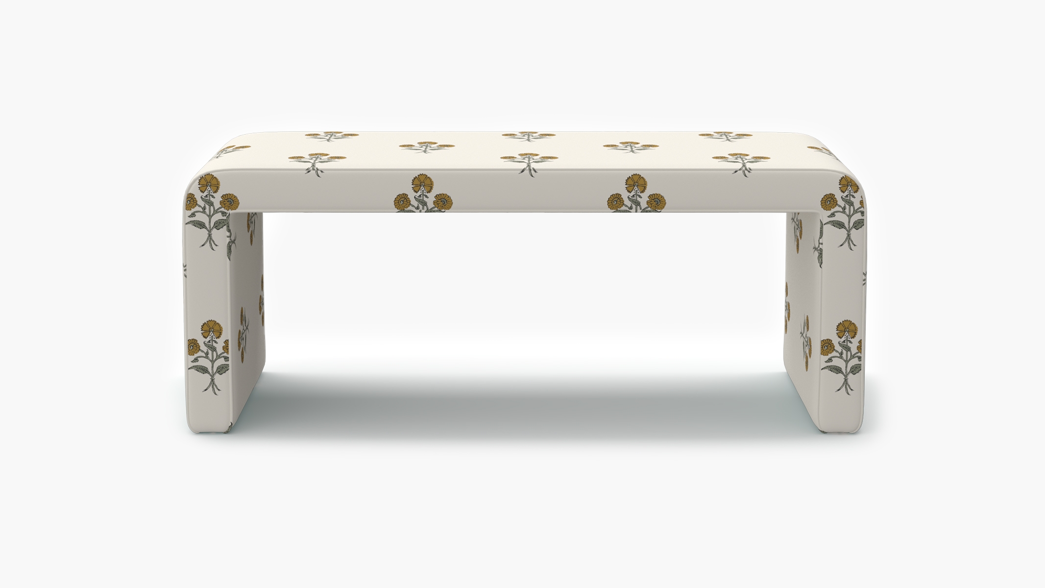 Waterfall Bench, Marigold Delphine - Image 0