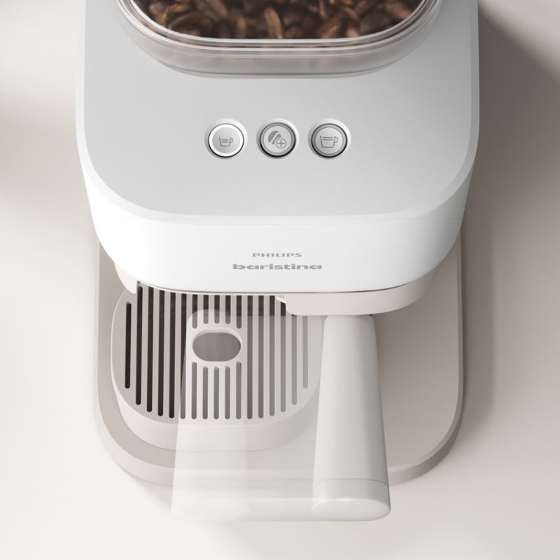 Philips Baristina Milky White Espresso Machine with Milk Frother - Image 6