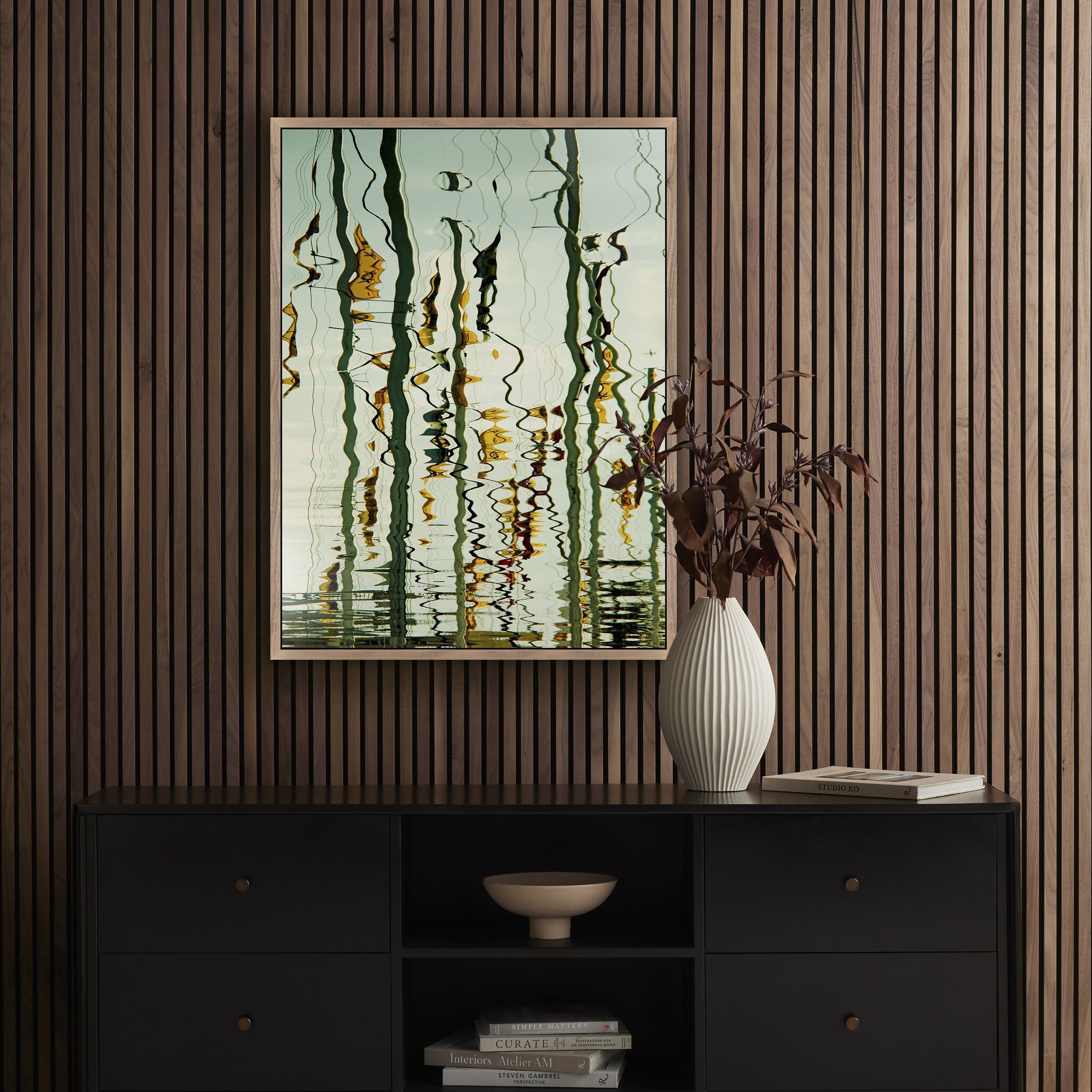 Wired by Geoffrey Baris - Rustic Walnut Floater - Image 2