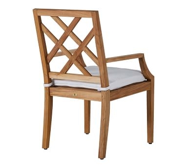 Kesao Dining Side Chair Cushion, Sunbrella(R) - Solid; Shale - Image 5