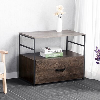Lateral File Cabinet With 1 Drawer + 1 Shelf - Image 0
