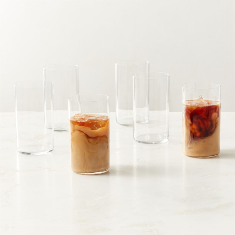 Boaz Clear Cooler Glasses Set of 6 - Image 1