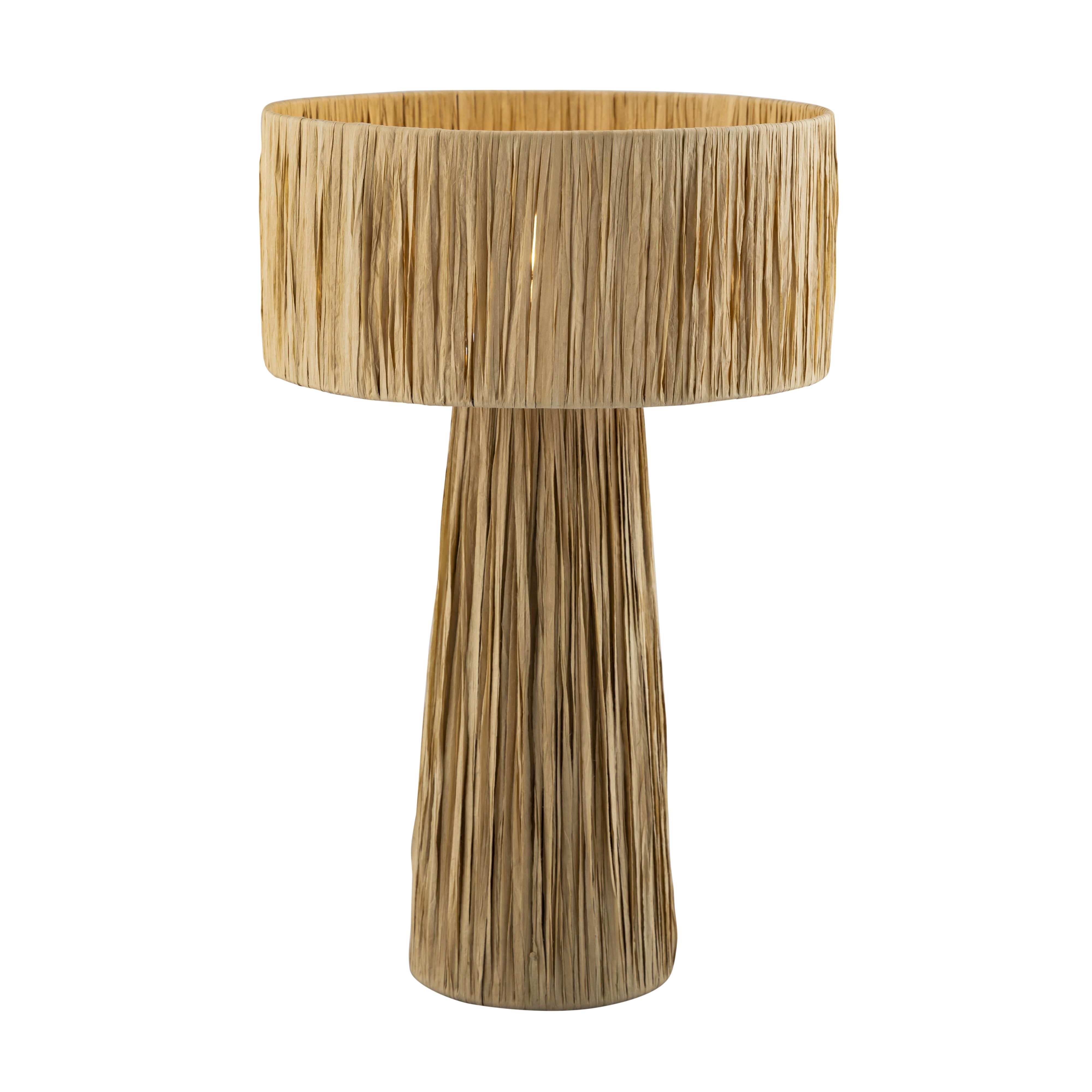 Shelby Raffia Natural Table Lamp - Image 0