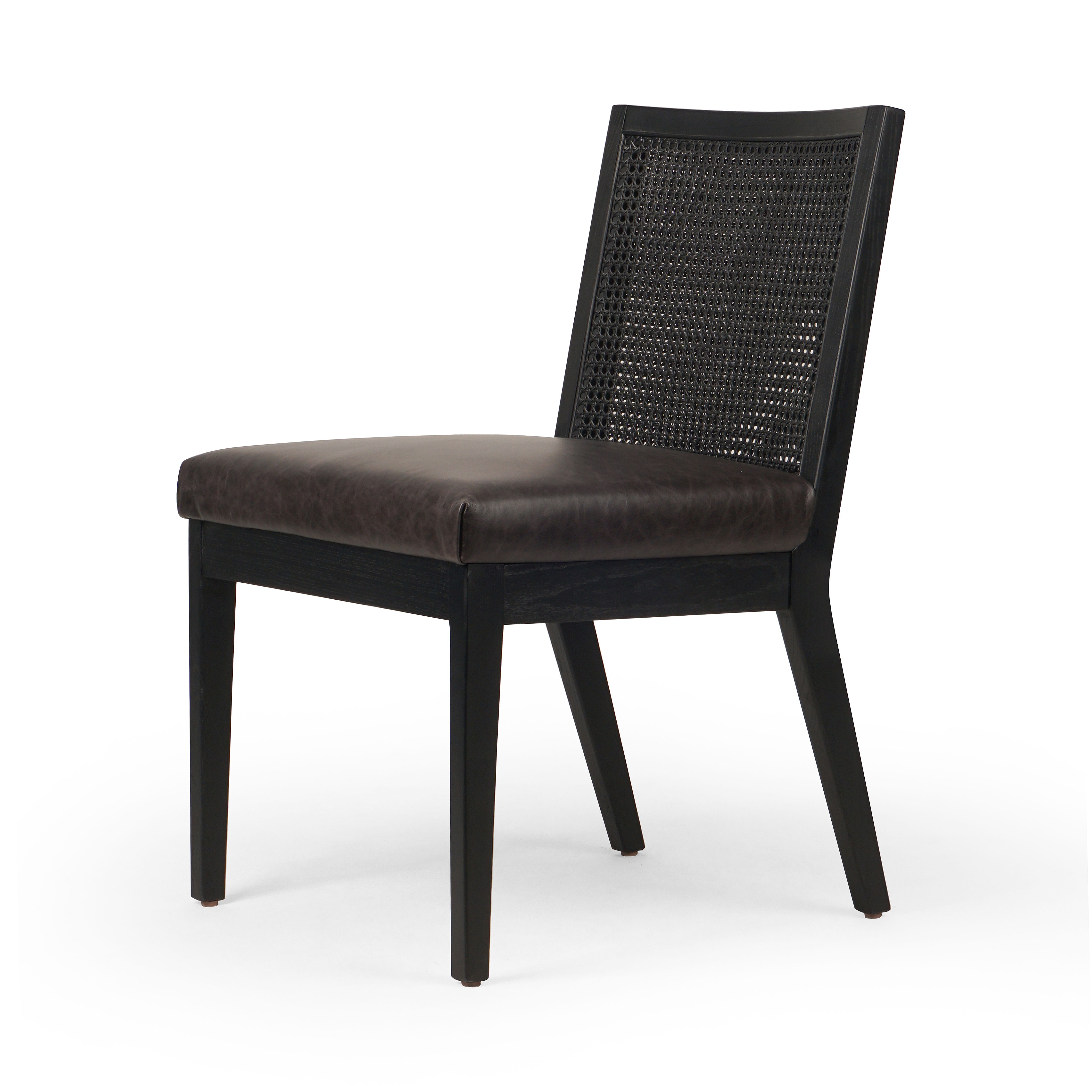 Antonia Cane Armless Dining Chair - Sonoma Black - Image 2