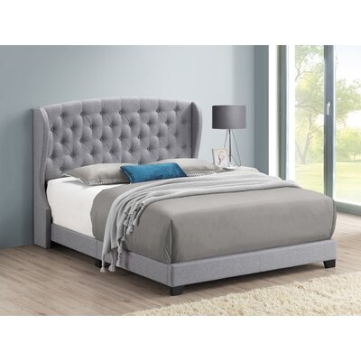 Krome Tufed Upholstered Standard Bed - Image 0