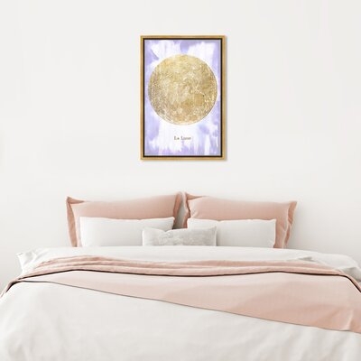 Astronomy And Space 'La Luna Lavandar' Moons By Oliver Gal Wall Art Print - Image 0