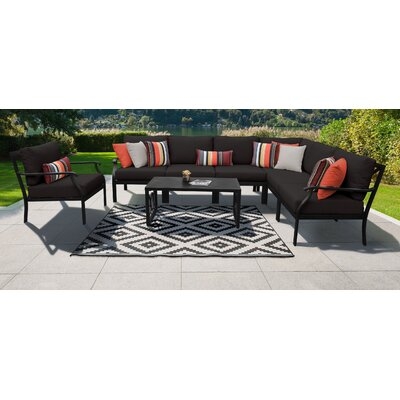 Madison 8 Piece Sectional Seating Group with Cushions - Image 0